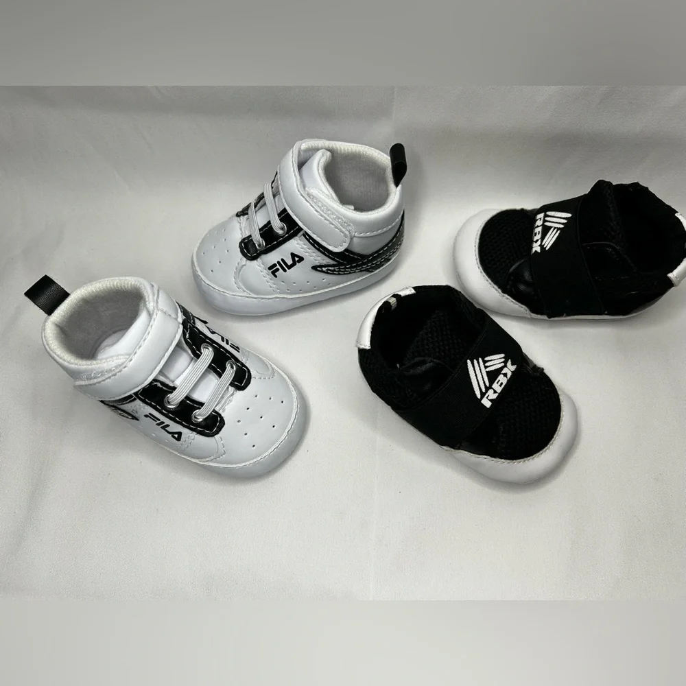 FILA AND REEBOX Baby Crib Shoes BUNDLE